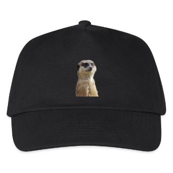 Meerkats photo - Kids’ Baseball Cap - black - Front
