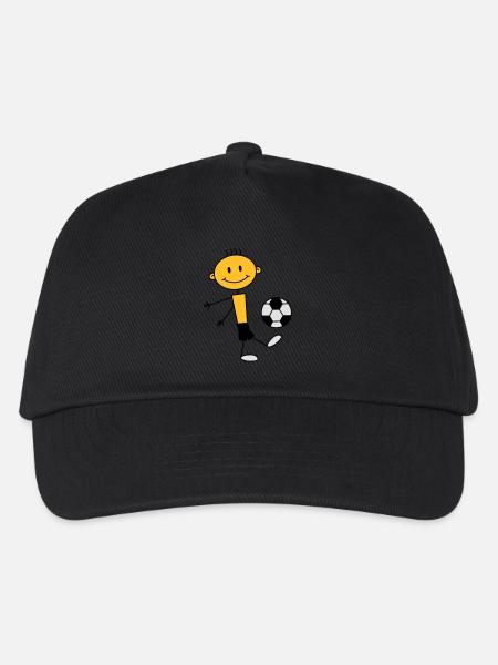 soccer_boy - Kinder Basecap - Schwarz
