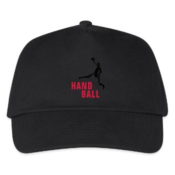 handball_122012_b_2c - Kids’ Baseball Cap - black - Front