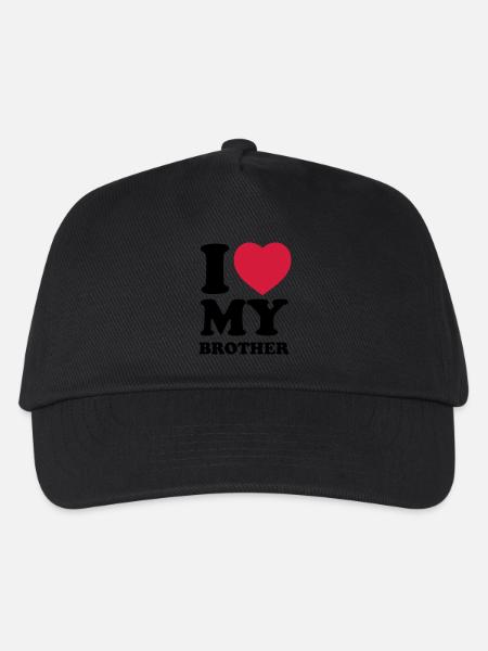 I love my brother - Casquette de baseball Enfant - noir