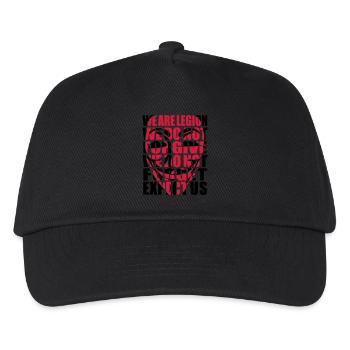 Anonymous Motto Shadow - Casquette de baseball Enfant - noir - Devant
