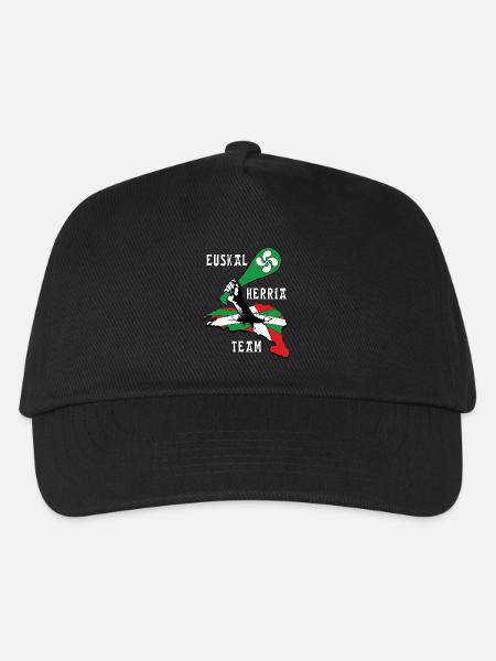 euskal herria design 133 - Casquette de baseball Enfant - noir
