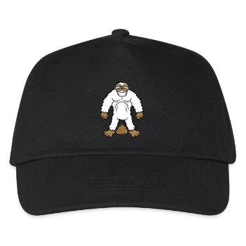 shit heap stink shit kot yeti m - Kids’ Baseball Cap - black - Front