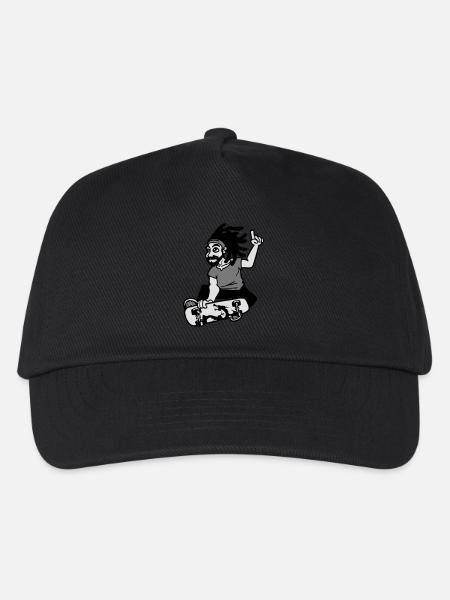 rasta lustig - Kinder Basecap - Schwarz