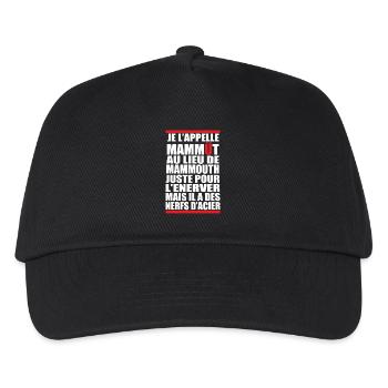 NerfsAcier - Casquette de baseball Enfant - noir - Devant