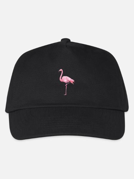 Flamingo-shirt - Kinder Basecap - Schwarz