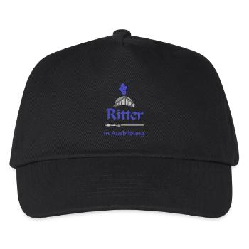 Ritter - Kinder Basecap - Schwarz - Vorne