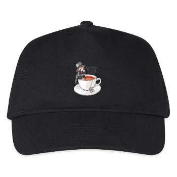 tea time like a Sir with Earl Grey (text) - Casquette de baseball Enfant - noir - Devant
