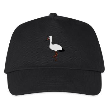 storch - Kinder Basecap - Schwarz - Vorne