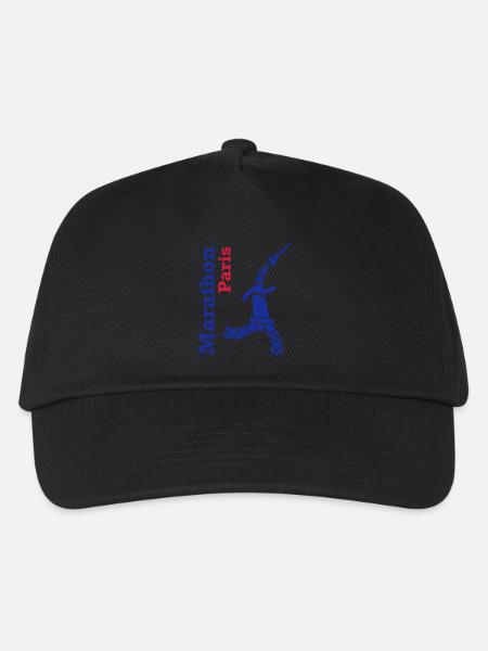 paris_marathon_eiffeltour - Kids’ Baseball Cap - black