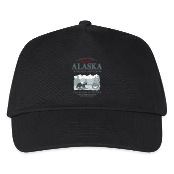 Alaska - Grizzly Bear - Kinder Basecap - Schwarz - Vorne