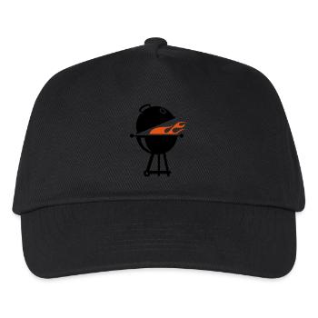 barbecue - Kids’ Baseball Cap - black - Front