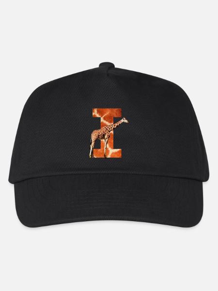 giraffe i - Kinder Basecap - Schwarz