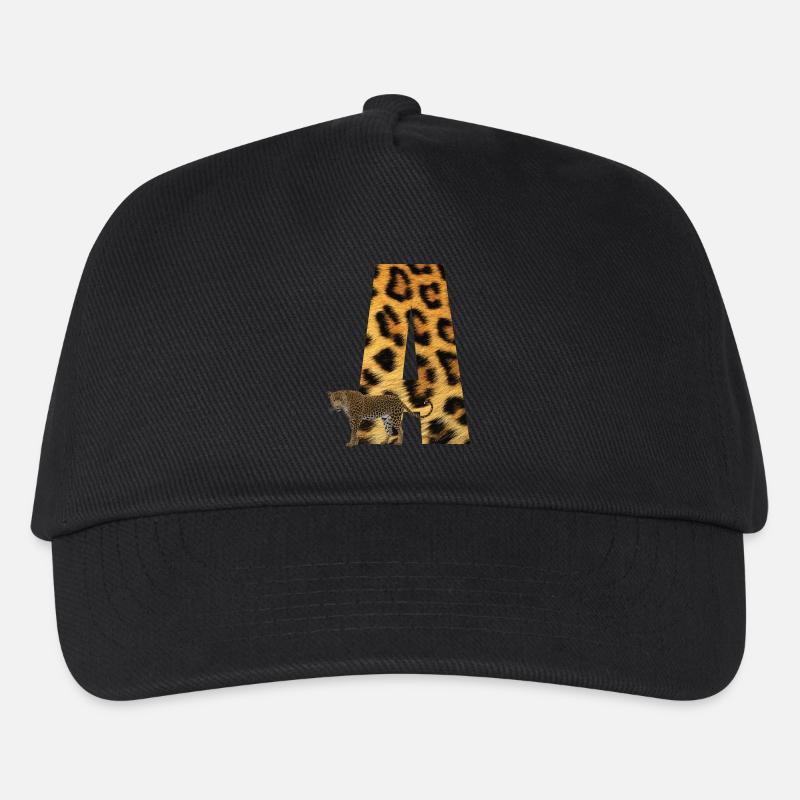 leopard a - Kinder Basecap - Schwarz