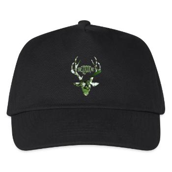 beltane tête de cerf muguet - Casquette de baseball Enfant - noir - Devant