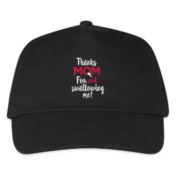 Merci maman de ne pas m'avaler, maman fête des mères - Casquette de baseball Enfant - noir - Devant
