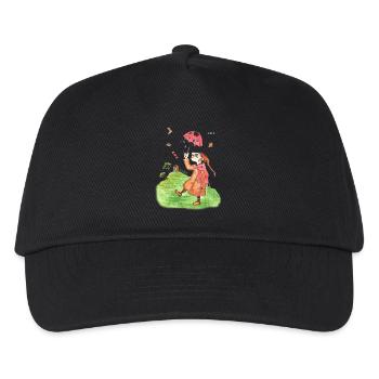 Süßigkeitenregen Masch Märchen - Kinder Basecap - Schwarz - Vorne