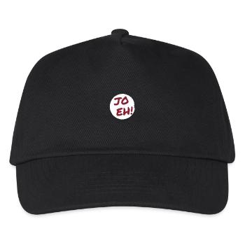 Jo eh! - Ja, werde ich sicher eh nicht machen ;-) - Kinder Basecap - Schwarz - Vorne