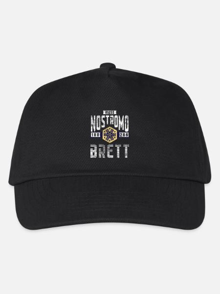 Alien Nostromo Besatzungsrang Brett - Kinder Basecap - Schwarz