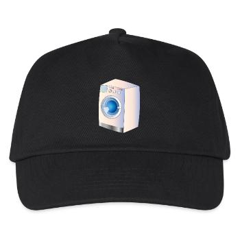 Washing machine in comic style for fresh ideas - Kids’ Baseball Cap - black - Front