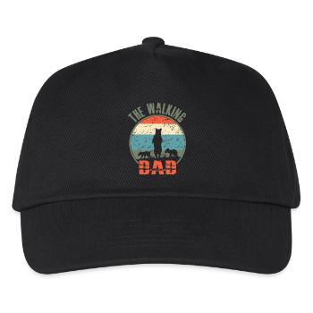 THE WALKING DAD - Kinder Basecap - Schwarz - Vorne
