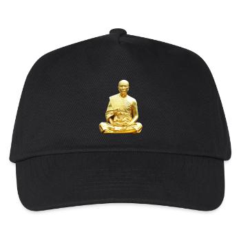 goldener Buddha - Kinder Basecap - Schwarz - Vorne