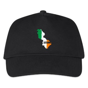 | du comté de Leitrim Irlande Contour de la carte du drapeau - Casquette de baseball Enfant - noir - Devant