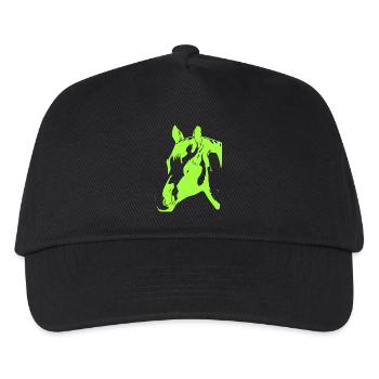 Cheval - Casquette de baseball Enfant - noir - Devant