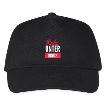 Ruhe unter Druck - Kinder Basecap - Schwarz - Vorne