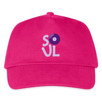 Musique Vinyle Soul - Casquette de baseball Enfant - fuchsia - Devant