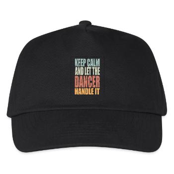 Keep Calm Dancer Saying Dancer Gift - Kids’ Baseball Cap - black - Front