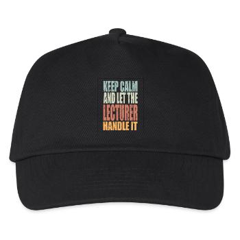 Keep Calm Editor Saying Editor Gift - Kids’ Baseball Cap - black - Front