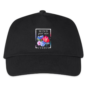 Mind your own uterus - Kids’ Baseball Cap - black - Front