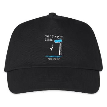 Plongeurs de falaises - Casquette de baseball Enfant - noir - Devant