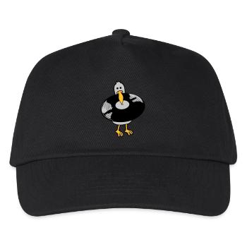 Party Seagull Disque vinyle - Casquette de baseball Enfant - noir - Devant