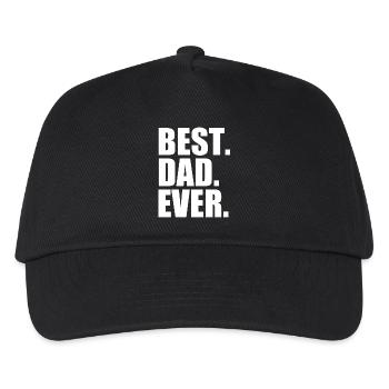 Best dad ever - Kids’ Baseball Cap - black - Front