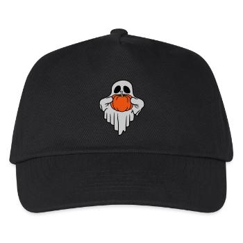 Pumpkin Ghost Halloween Comic - Kids’ Baseball Cap - black - Front