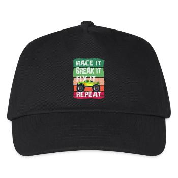 Modèle rc voiture - Casquette de baseball Enfant - noir - Devant