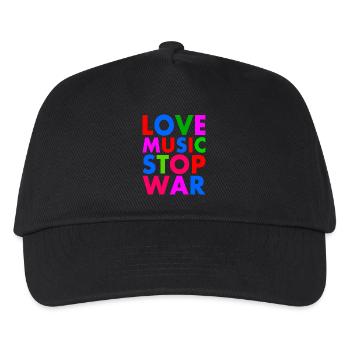 Stop war - Kids’ Baseball Cap - black - Front