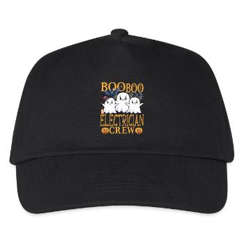 Elektriker uu Lustiger Elektriker - Kinder Basecap - Schwarz - Vorne