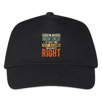 Technology Technologist - Kids’ Baseball Cap - black - Front