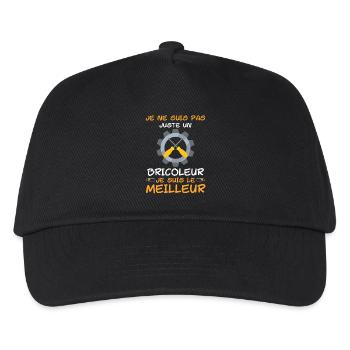 MEILLEUR BRICOLEUR - Casquette de baseball Enfant - noir - Devant