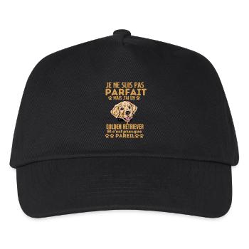 Golden Retriever 2 - Casquette de baseball Enfant - noir - Devant