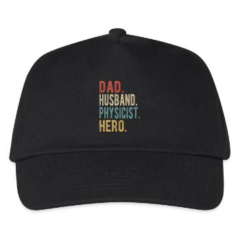 Physicist Papa Husband Hero - Kids’ Baseball Cap - black - Front