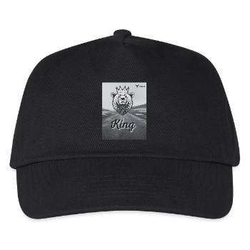 King - Kids’ Baseball Cap - black - Front