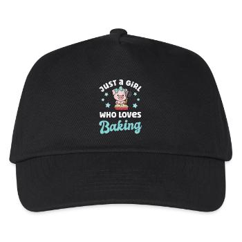 Baking Baker - Kids’ Baseball Cap - black - Front