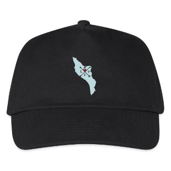 Il d'oléron love all directions - Kids’ Baseball Cap - black - Front