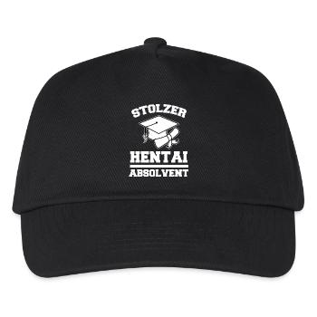 Japanisch Statement Manga Anime Comic Cosplay - Kinder Basecap - Schwarz - Vorne