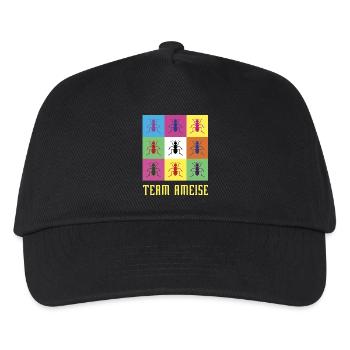 Team Ameise - Kinder Basecap - Schwarz - Vorne