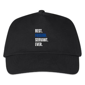 ! Best Frisian Servant Ever Lettering - Kids’ Baseball Cap - black - Front